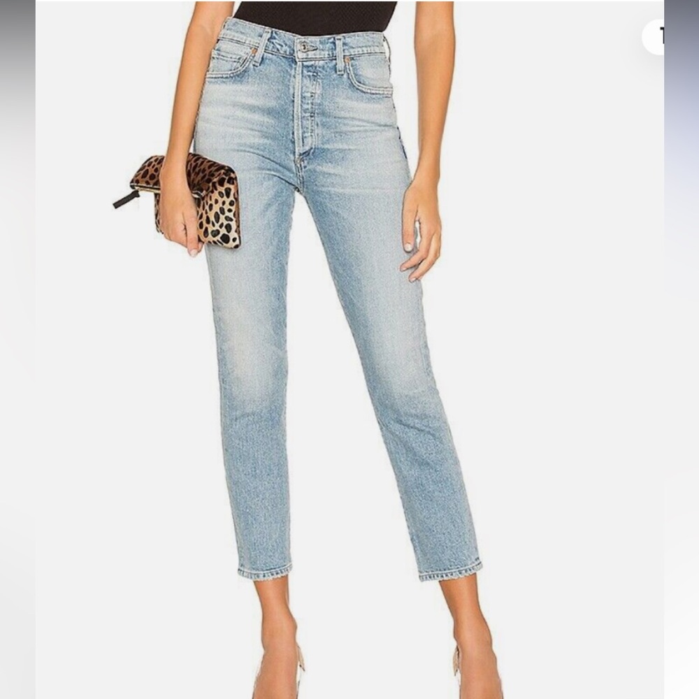 Citizens of Humanity Charlotte Crop High Rise Slim Jeans